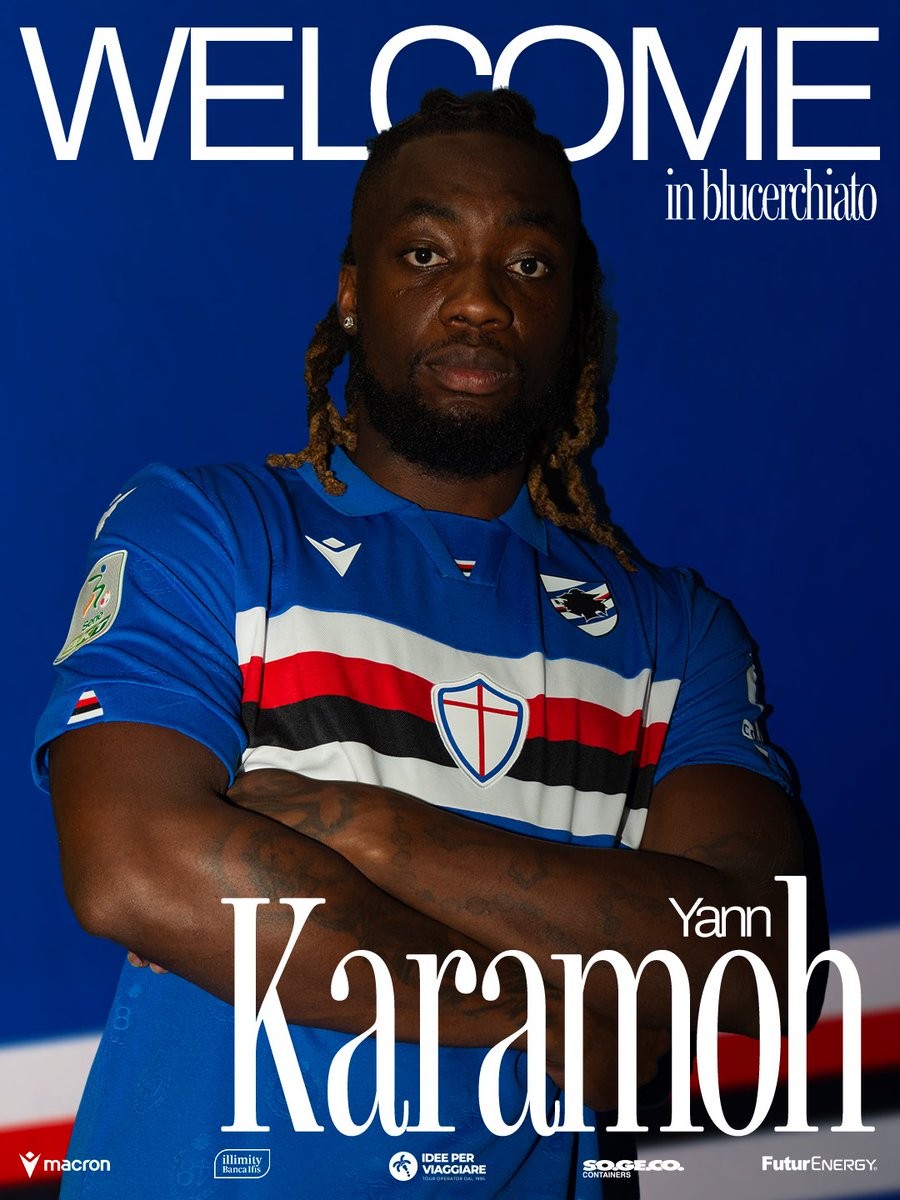 Resmi: Sampdoria Rekrut Yann Karamoh dengan Kontrak hingga 2027