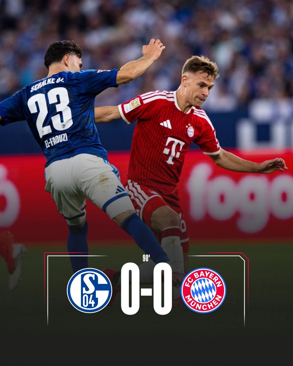 Il Bayern Monaco pareggia 0-0 con lo Schalke 04 e si interrompe la sua striscia di 47 partite consecutive in gol in Bundesliga