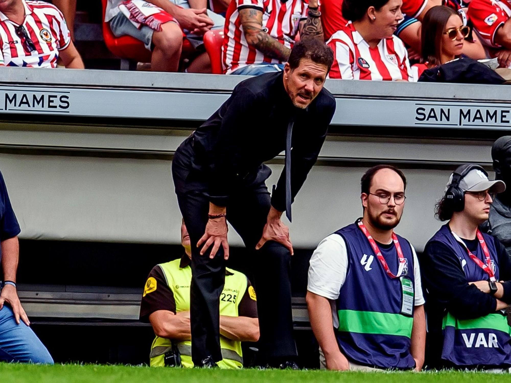 Simeone praises Athletic Club after the match: They deserved the win