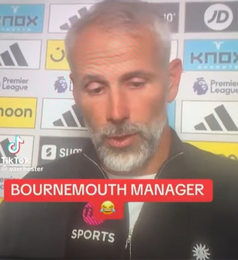 Sun: Bournemouth-Trainer Rose offenbar mit Slang-Ausdruck im TV – Fans diskutieren