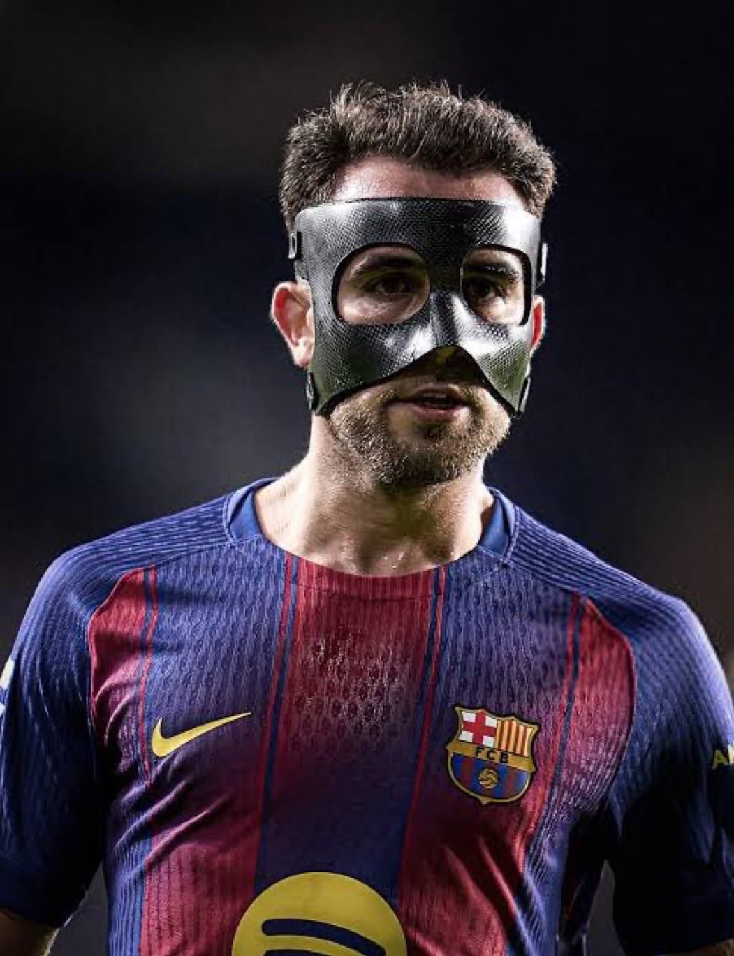 Eric García s'est cassé le nez, il a déjà joué avec un masque sans manquer de match