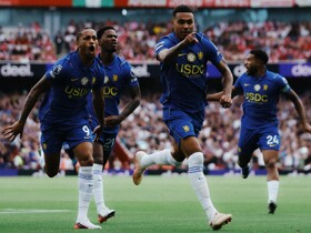 HT. Arsenal 1-1 Chelsea: Rogers opens the scoring and Havertz equalizes