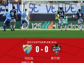 马拉加0-0莱万特，马修-瑞安扑出舒佩点球，埃雷罗神扑救主