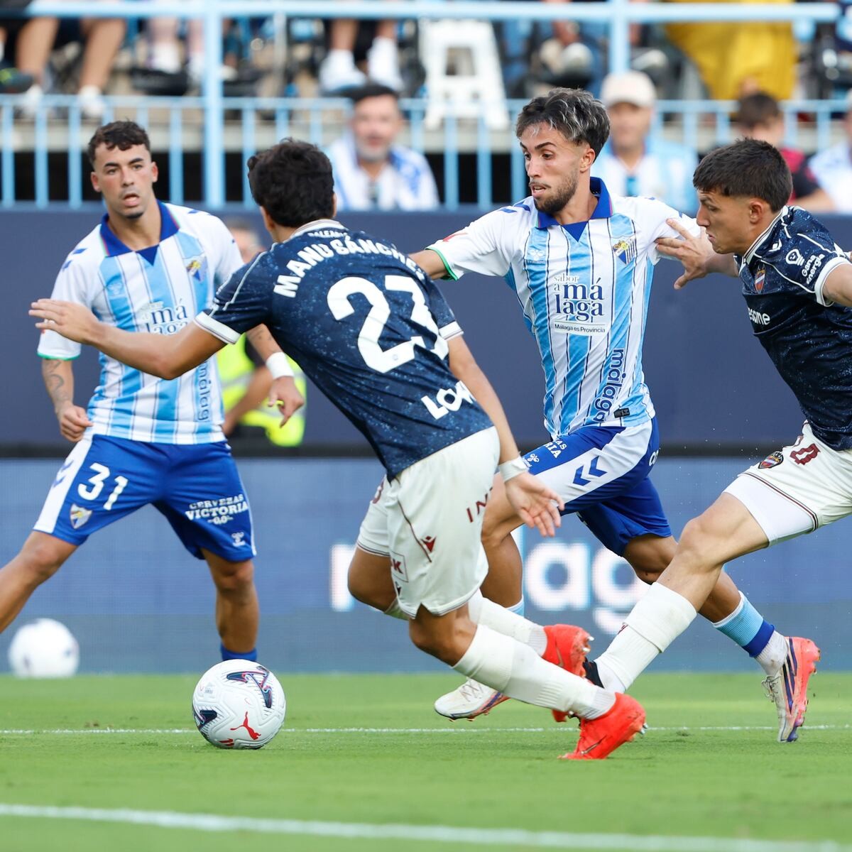 Resumen del Málaga vs. Levante, jornada 4 de LaLiga EA Sports