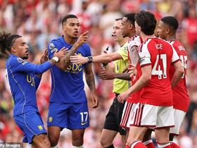 England team-mates Morgan Rogers and Declan Rice clash in FURIOUS row during Arsenal's win over Chelsea