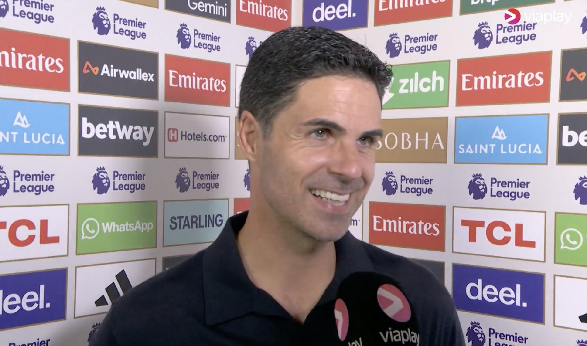 Arteta: Jogar no Emirates é um prazer, precisamos usar essa vantagem