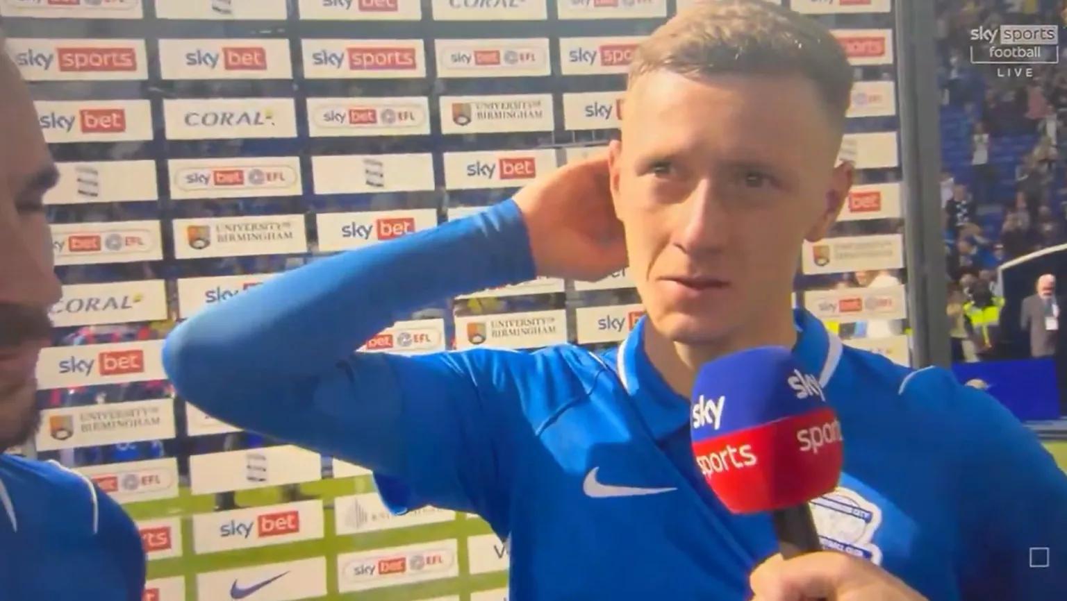 Birmingham City striker Stansfield in tears as owner makes emotional return
