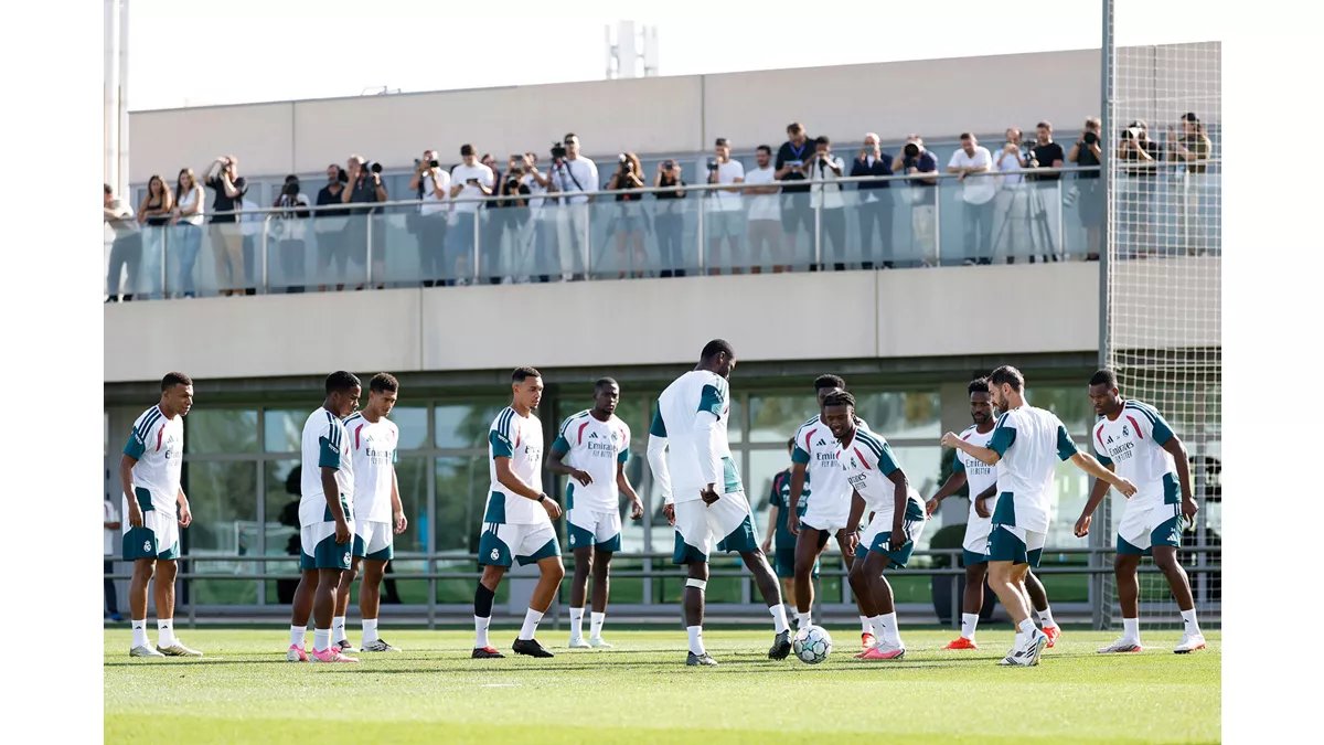 Comunicado oficial do Real Madrid: Rodrygo e outros 3 continuam recuperação no último treino antes da Champions