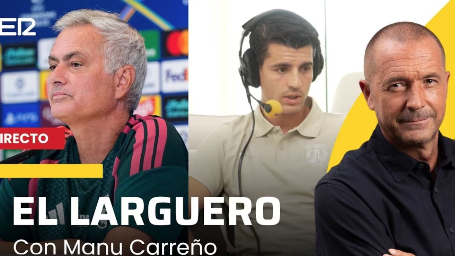 El Larguero, en directo: Mourinho saca los dientes y entrevista con Morata