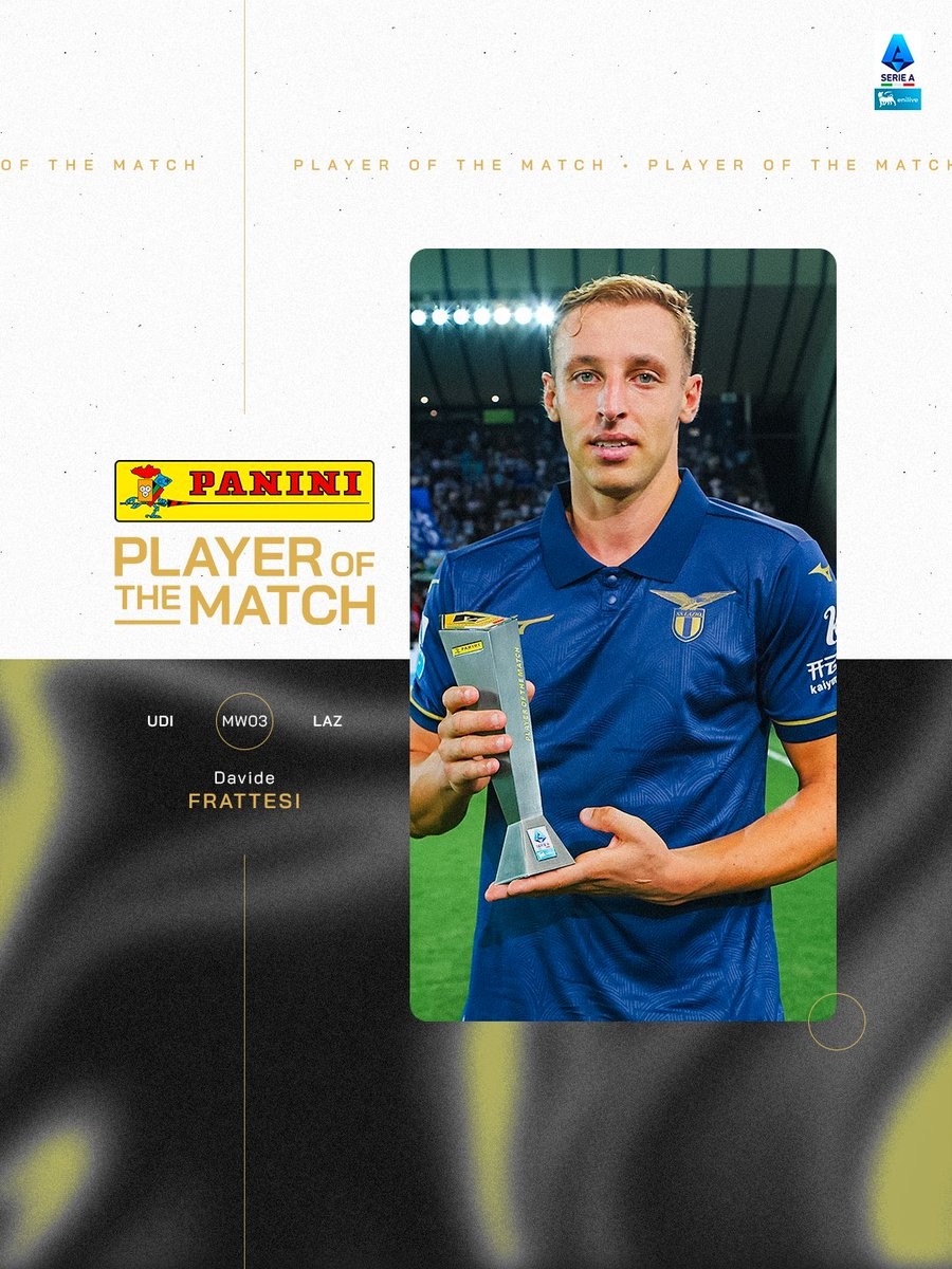 Frattesi élu homme du match après 1 but en 3 matchs pour la Lazio