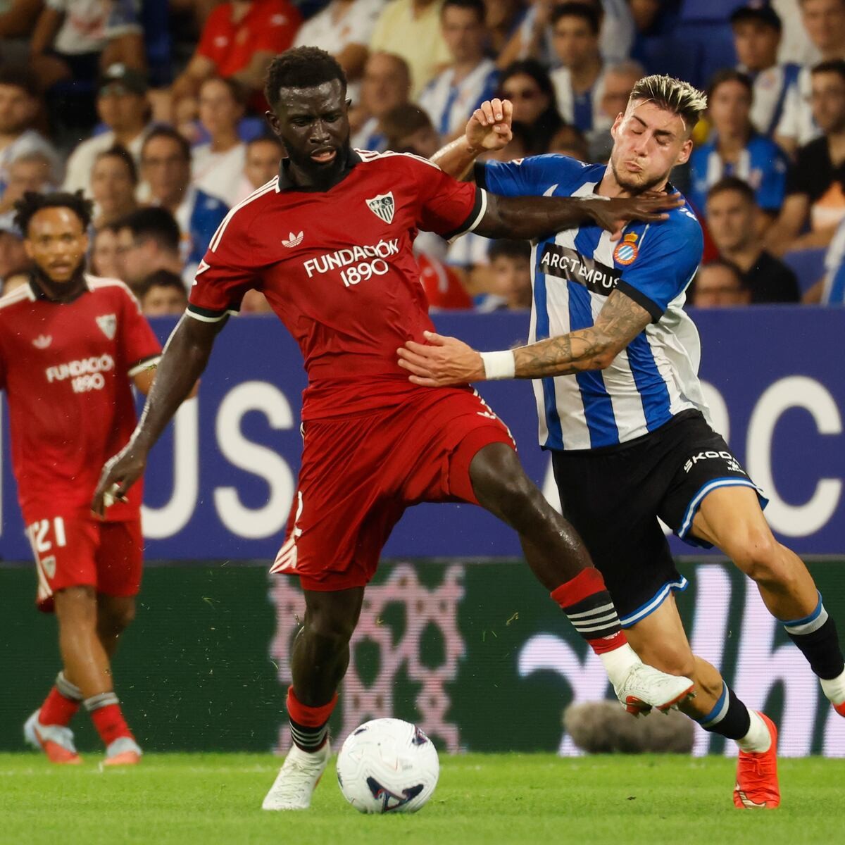 Sangante, para colmo, se lesionó contra el Espanyol