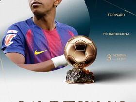 亚马尔金球奖周期数据：25球21助攻赢得西甲+世界杯，获西甲MVP