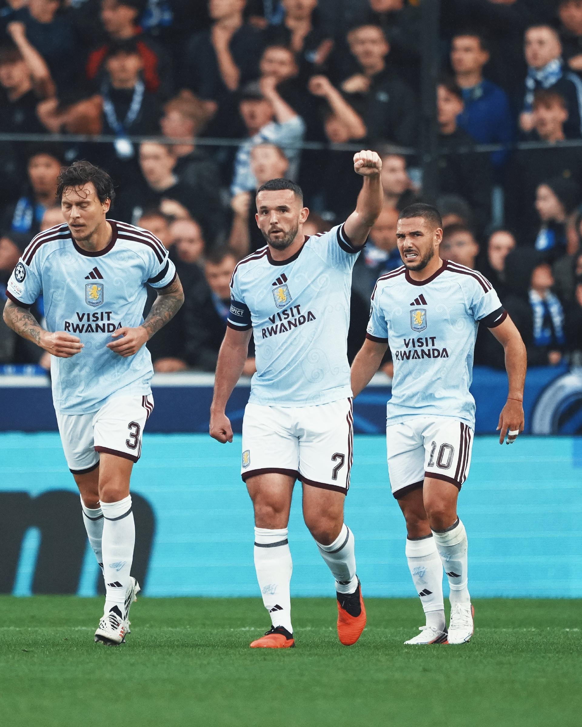 Đội trưởng Aston Villa McGinn, từ nhà vô địch Europa League, ghi bàn thắng đầu tiên tại Champions League mùa giải 2026/27