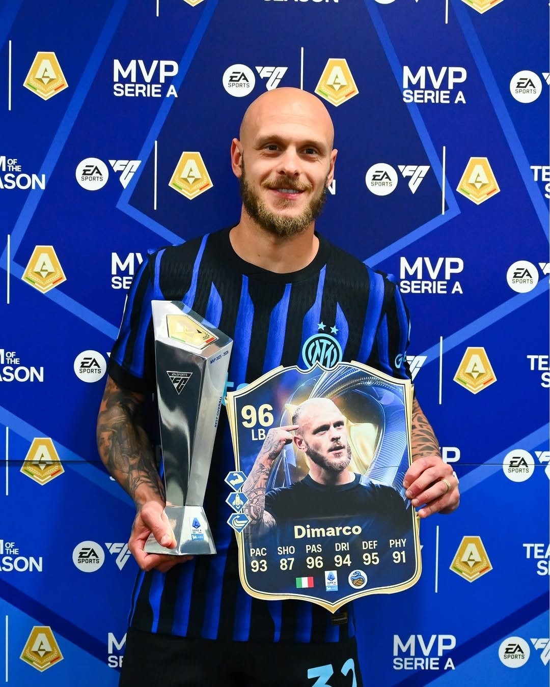 W杯出場を逃した痛手が響く、昨季セリエA MVP フェデリコ・ディマルコがバロンドール候補から漏れる