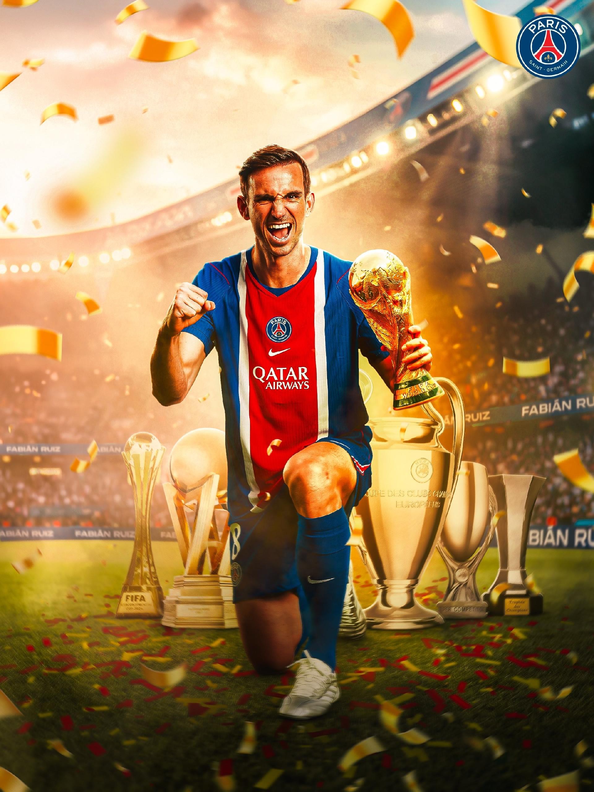 Fabian Ruiz Only Player in Ballon d'Or shortlist to Win World Cup and Champions League