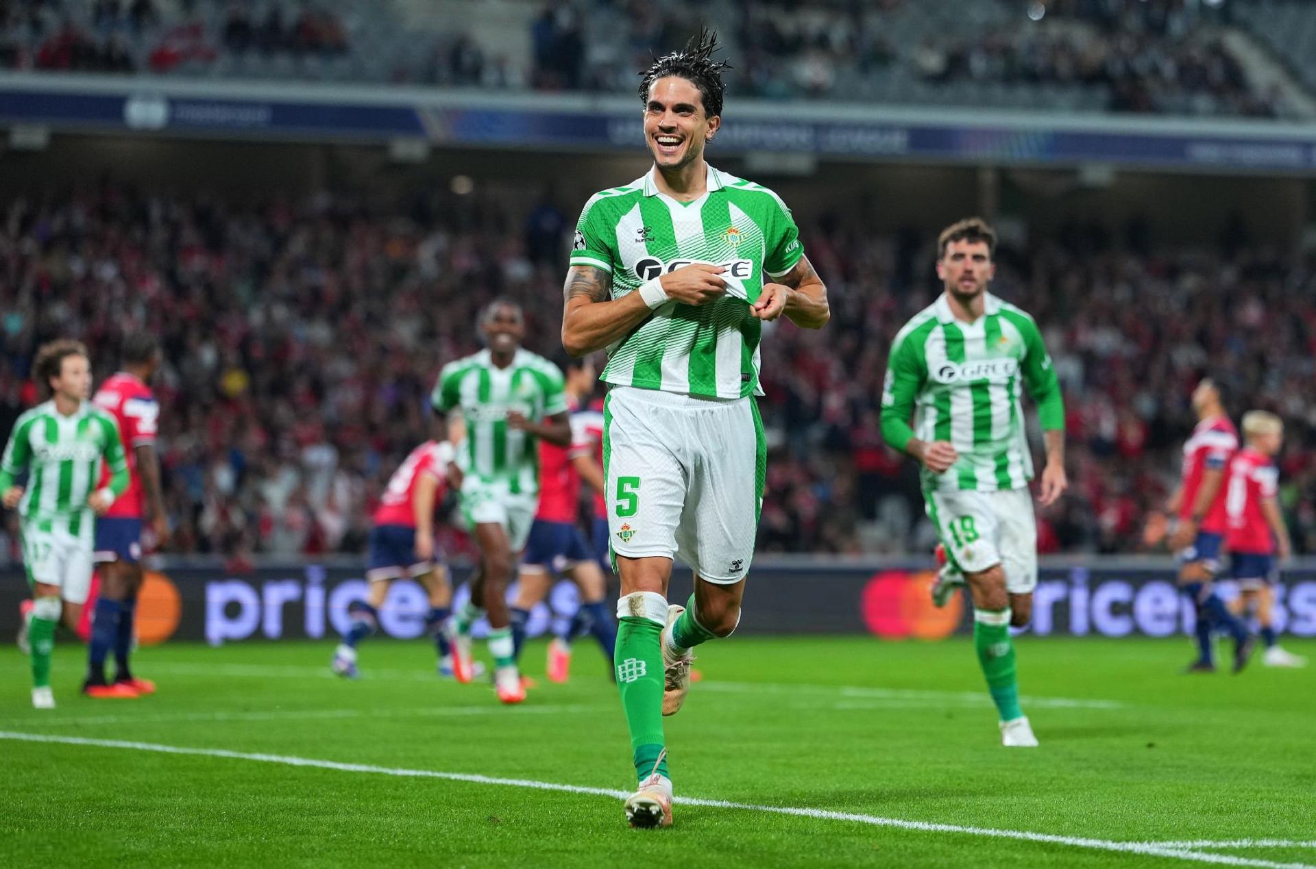 Bartra marca un doblete en la Champions League, superando su único gol en 67 partidos europeos anteriores