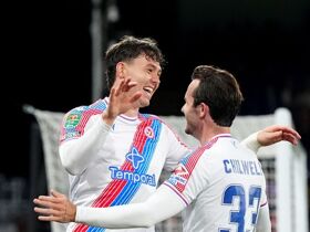 Crystal Palace 3-0 Middlesbrough: Jorden Strand Larsen nets twice as Eagles cruise into fourth round