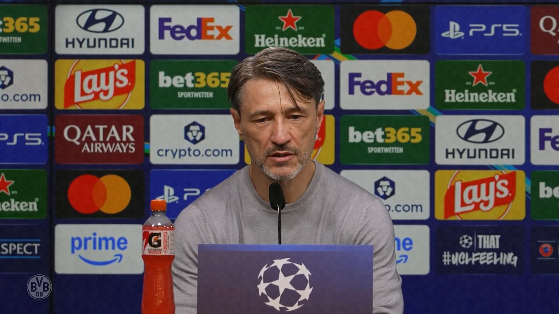Kovac: Carecas está estable pero sin información detallada antes de ser hospitalizado