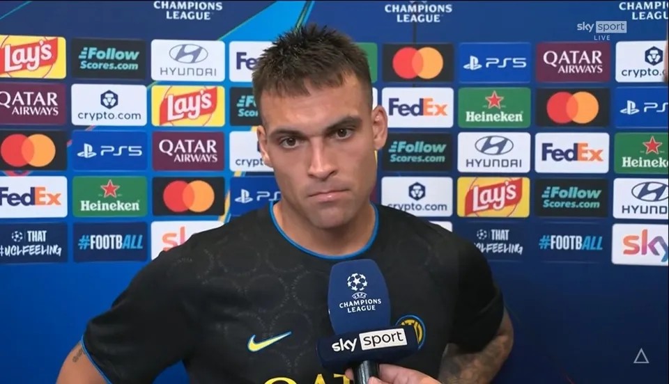 Lautaro: Sofremos dois gols cedo por nossos próprios erros e depois ficou muito difícil