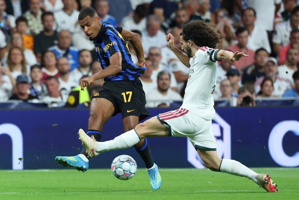 Inter teve 94% de passes certos contra o Real Madrid, a segunda maior taxa de um time italiano na Champions em 20 anos
