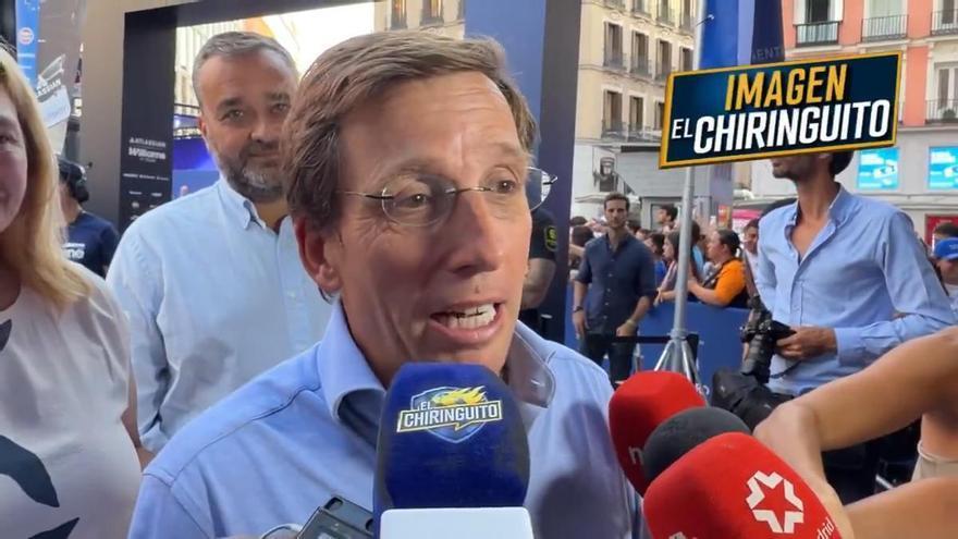Le maire de Madrid : Je n'aime pas les propos d'Álvarez, mais ses bonnes performances sont ce qui compte le plus