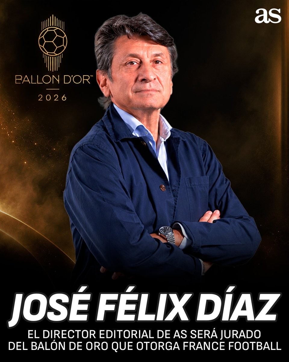 Offiziell: AS-Journalist José Félix Díaz wird Spaniens Ballon-d'Or-Juror