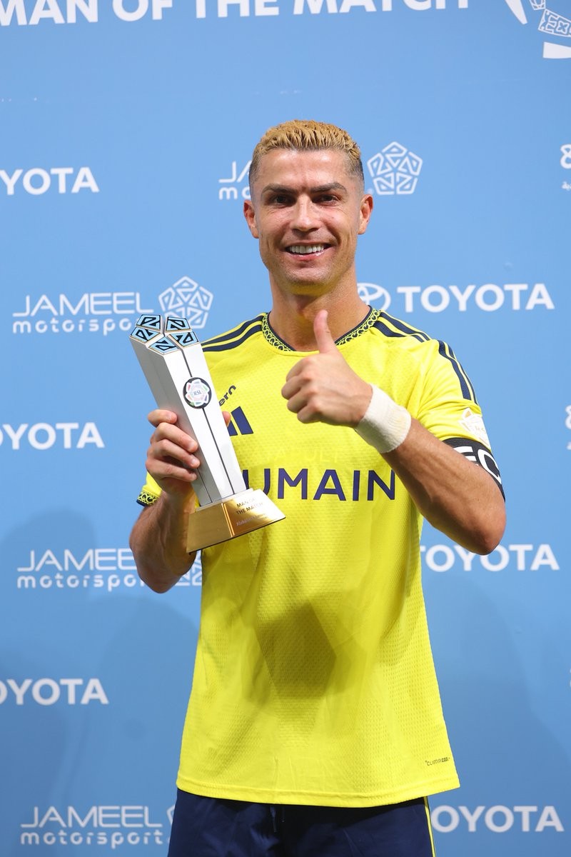 クリスティアーノ ロナウド先制点を決め、サウジリーグ最優秀選手に選出