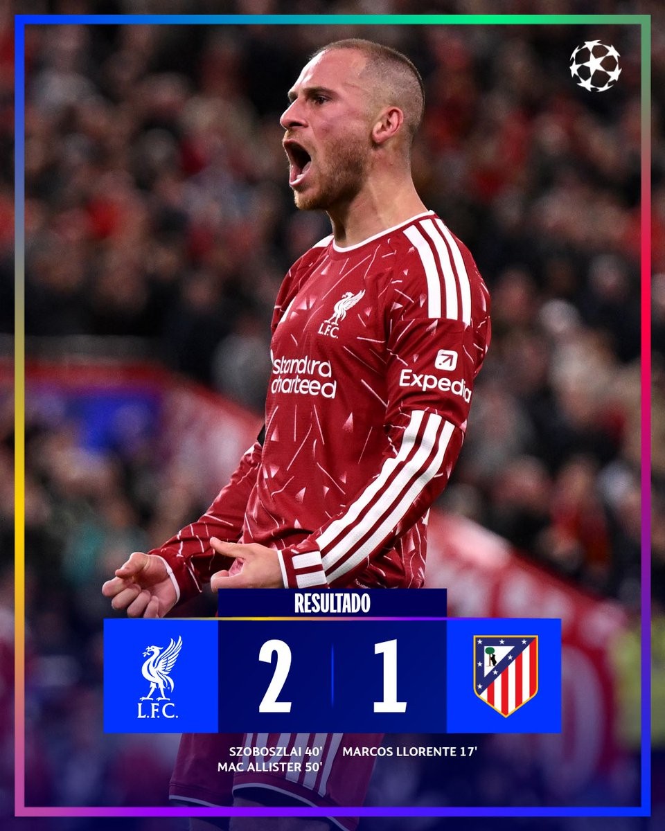 Liverpool, première équipe à enchaîner 4 victoires consécutives en Ligue des champions contre l'Atlético Madrid