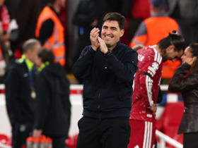 Iraola enjoys 'incredible' Anfield atmosphere on Champions League debut