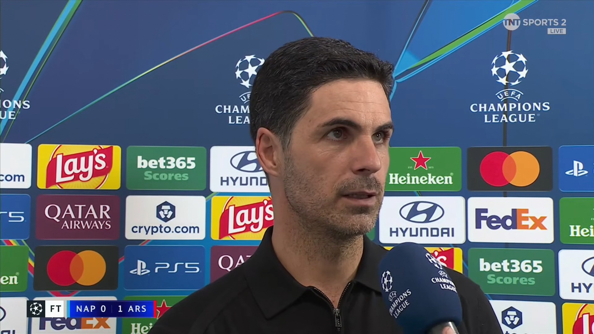 Arteta: O placar final não refletiu nosso desempenho em campo