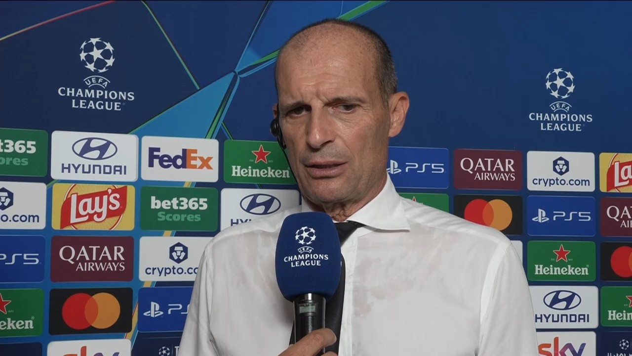 Allegri: Si mostramos esta mentalidad contra el Inter, no encajaríamos tres goles seguidos