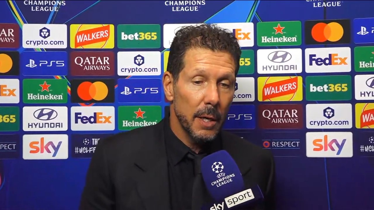 Simeone: Mi piace l'atteggiamento di Álvarez, crescerà inevitabilmente e farà un salto di qualità