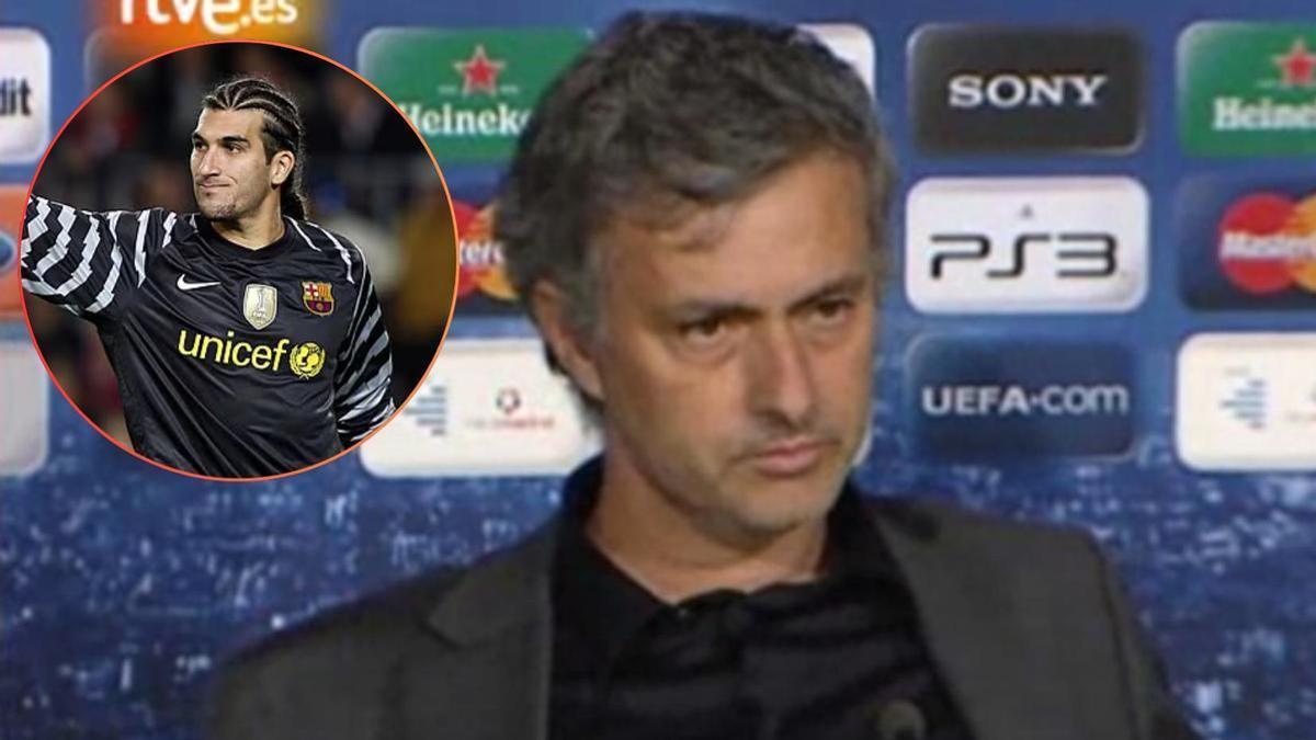 Pinto, exjugador del Barcelona, revive su canción inspirada en el "¿Por qué?" de Mourinho