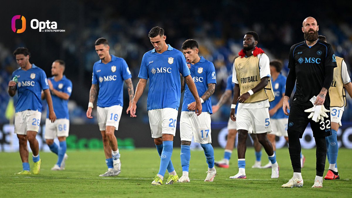Opta: Napoli verliert 3 von 4 Spielen in neuer Saison – erst zum zweiten Mal seit 60 Jahren