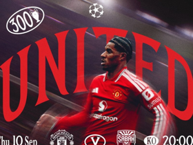 Man United releases Champions League 300th match poster featuring Rashford