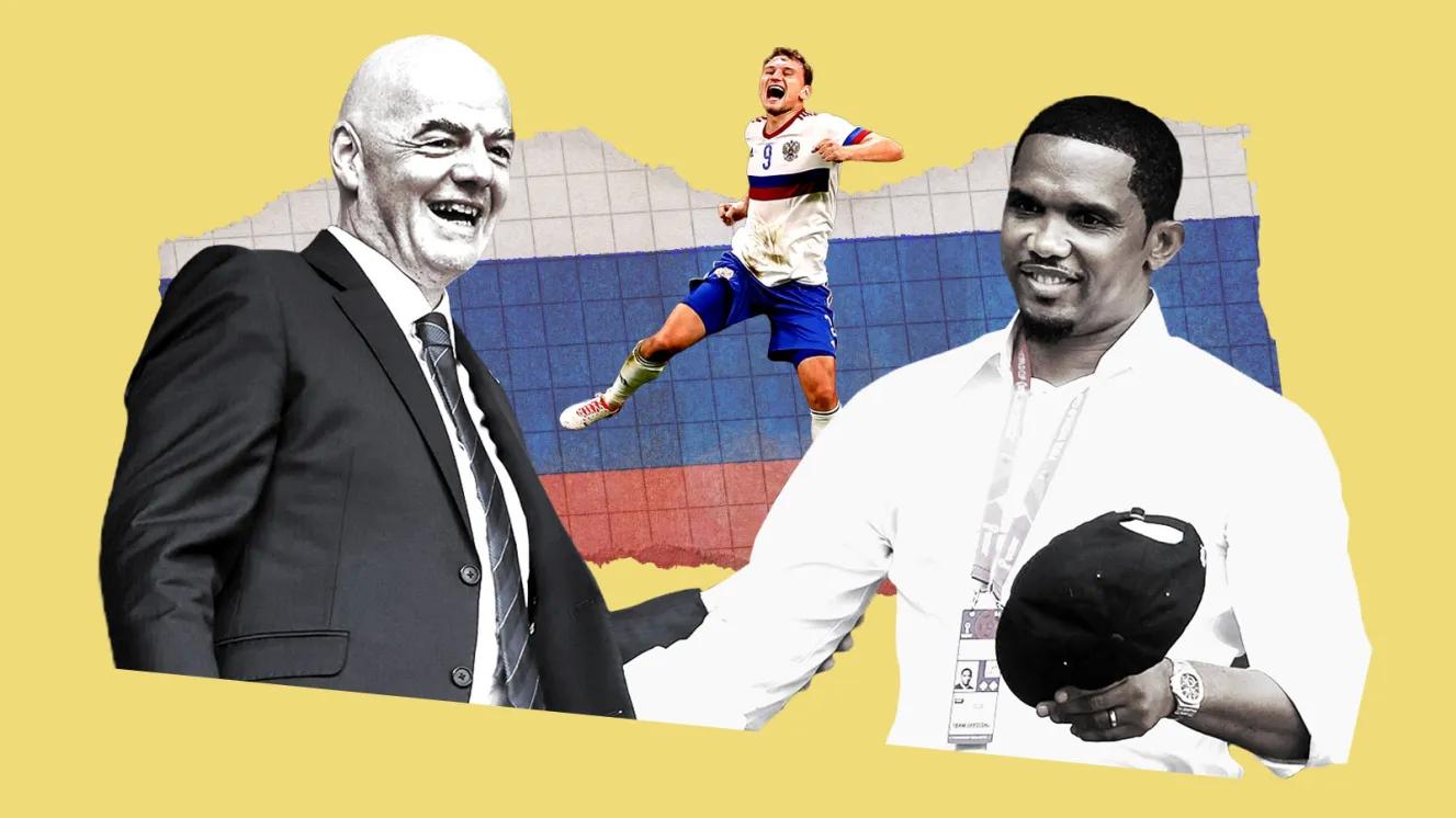 Times: S. Eto'o Accused of Mishandling €500,000 from Russia; Critics Believe Infantino Is Protecting Him