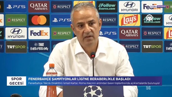 L'entraîneur de Fenerbahçe SK démissionne après seulement 3 mois, suite au match nul contre l'AS Roma