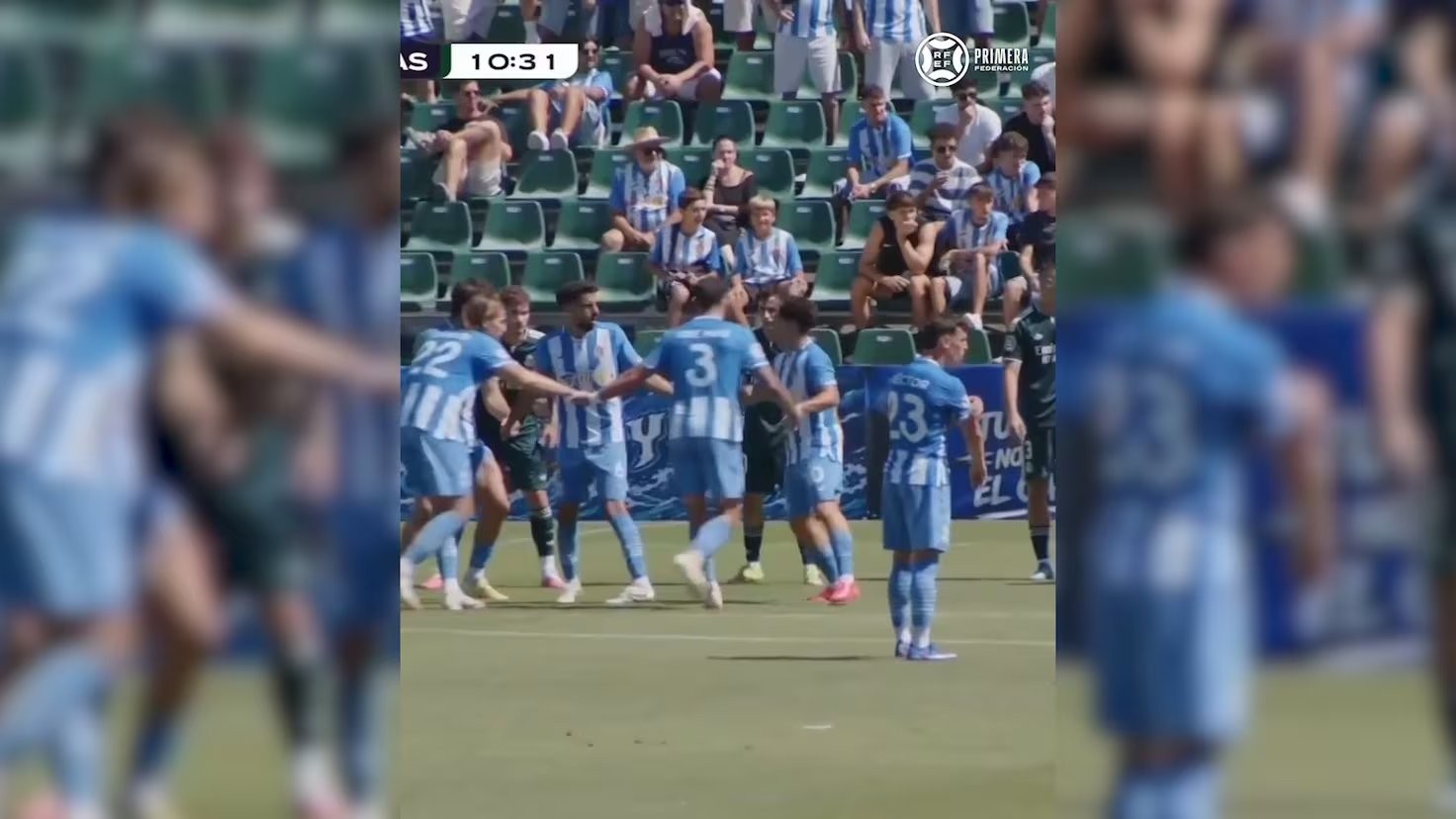 Ver para creer: el sonrojante gol de jugada ensayada que le marcaron al Castilla a los 10 minutos de partido