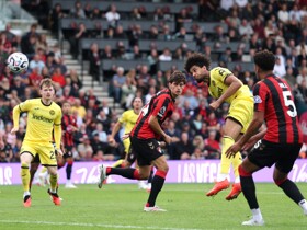 Bournemouth 2-2 Brentford: Petrovic's blunder sees Rose's winless start continue