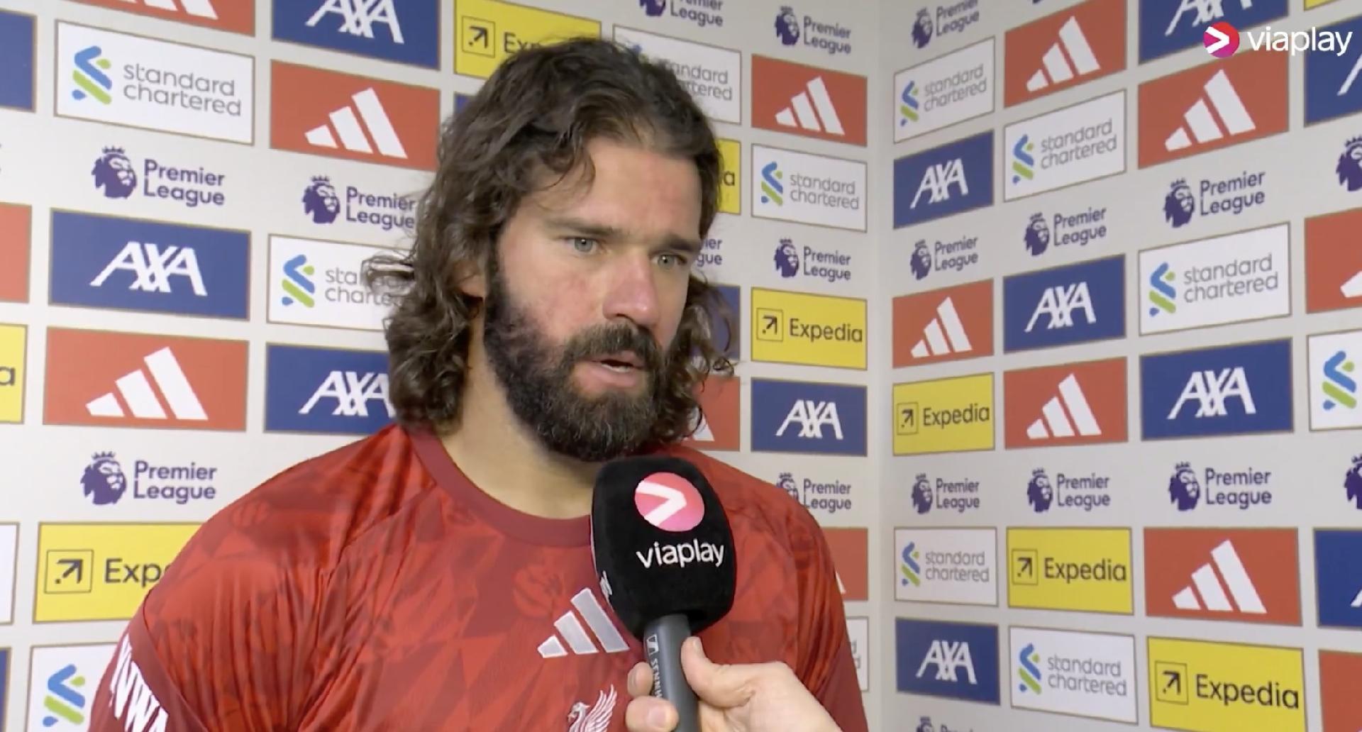 Alisson: El partido no se desarrolló como esperábamos; deberíamos haber sido más directos