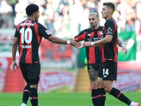 Augsburg 2-2 Bayer Leverkusen: Schick salvages dramatic draw after Gregoritsch brace