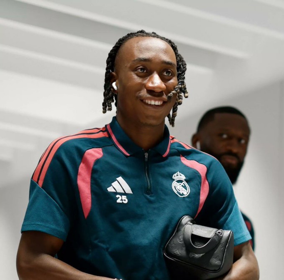 Yann Diomande ra sân chính lần đầu cho Real Madrid sau 5 trận từ ghế dự bị