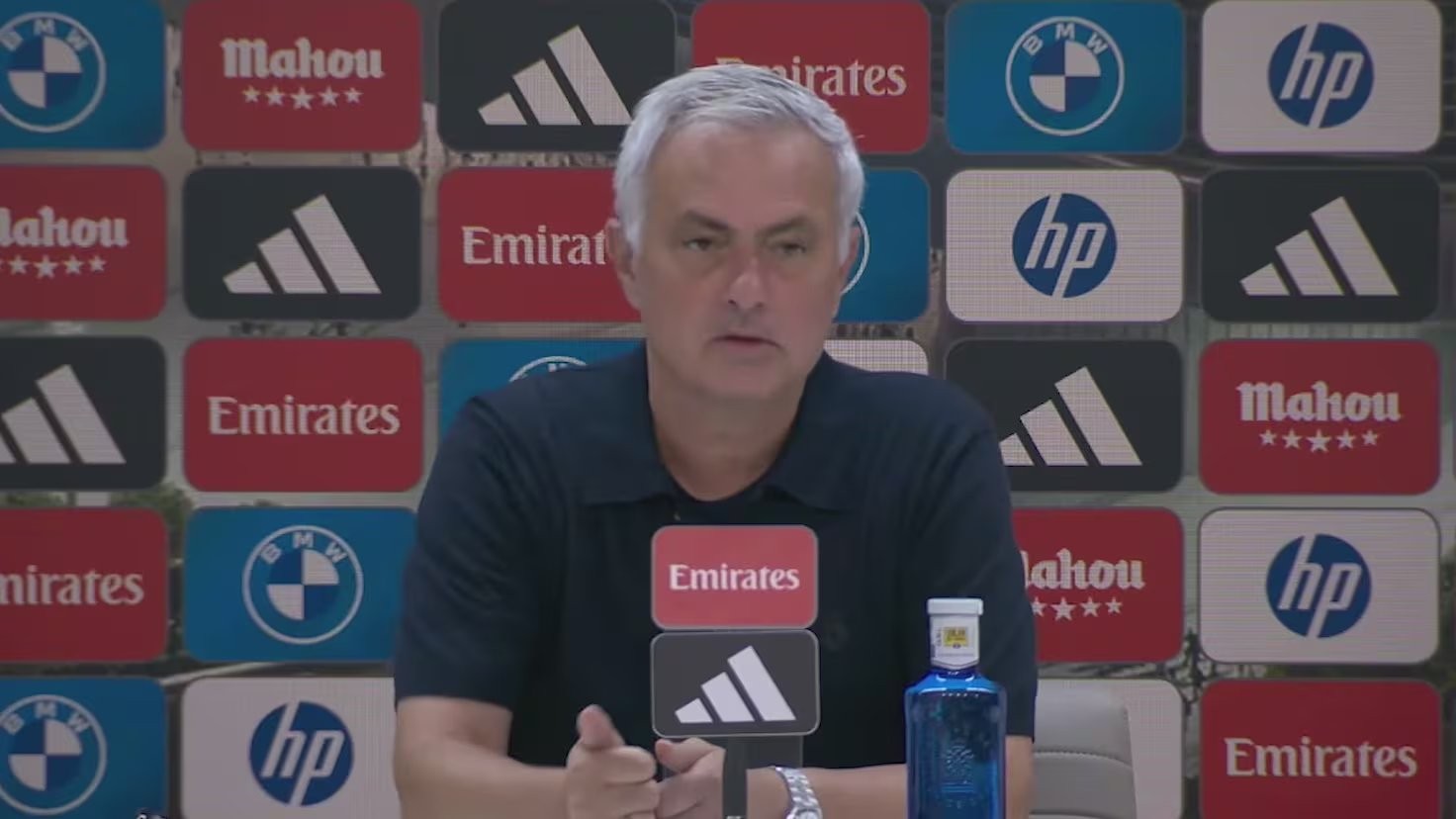 Primera pregunta en sala de prensa y Mourinho hizo un parón de 10 segundos antes de contestar: vean porque lue
