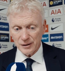 Moyes: Creamos más ocasiones que el Tottenham, pero todavía hay aspectos que no me satisfacen
