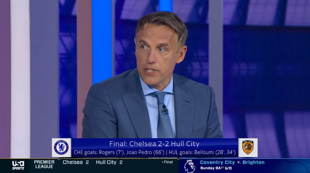 Phil Neville: Hull City no se conformó defensivamente y expuso las deficiencias defensivas del Chelsea
