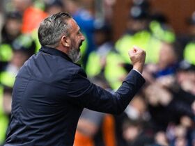 Rangers 3-0 Celtic: Derek McInnes wins first Old Firm of season as hosts reach Scottish League Cup semi-finals