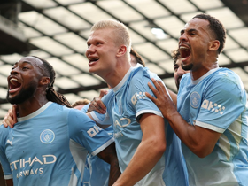 Man Utd 0-1 Man City: Haaland the record breaker as 10-men Maresca's side survives