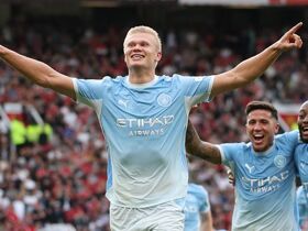Man Utd 0-1 Man City: Erling Haaland's controversial winner follows Phil Foden's contentious red card in dramatic Manchester derby