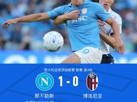 那不勒斯1-0博洛尼亚，法瓦苏利助攻，洛博特卡制胜