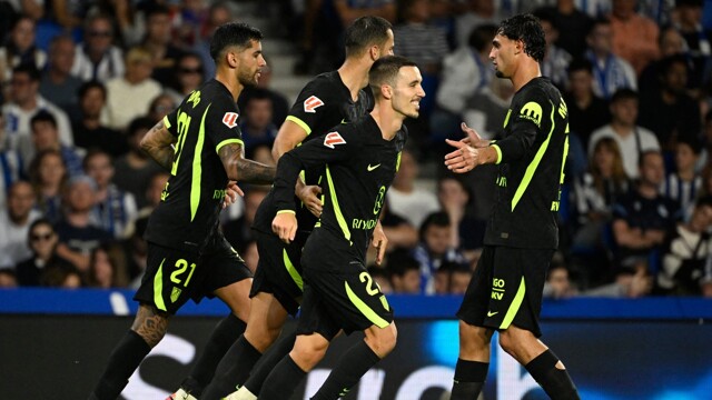 Real Sociedad 0-3 Atletico Madrid: Grimaldo paves the way for late win